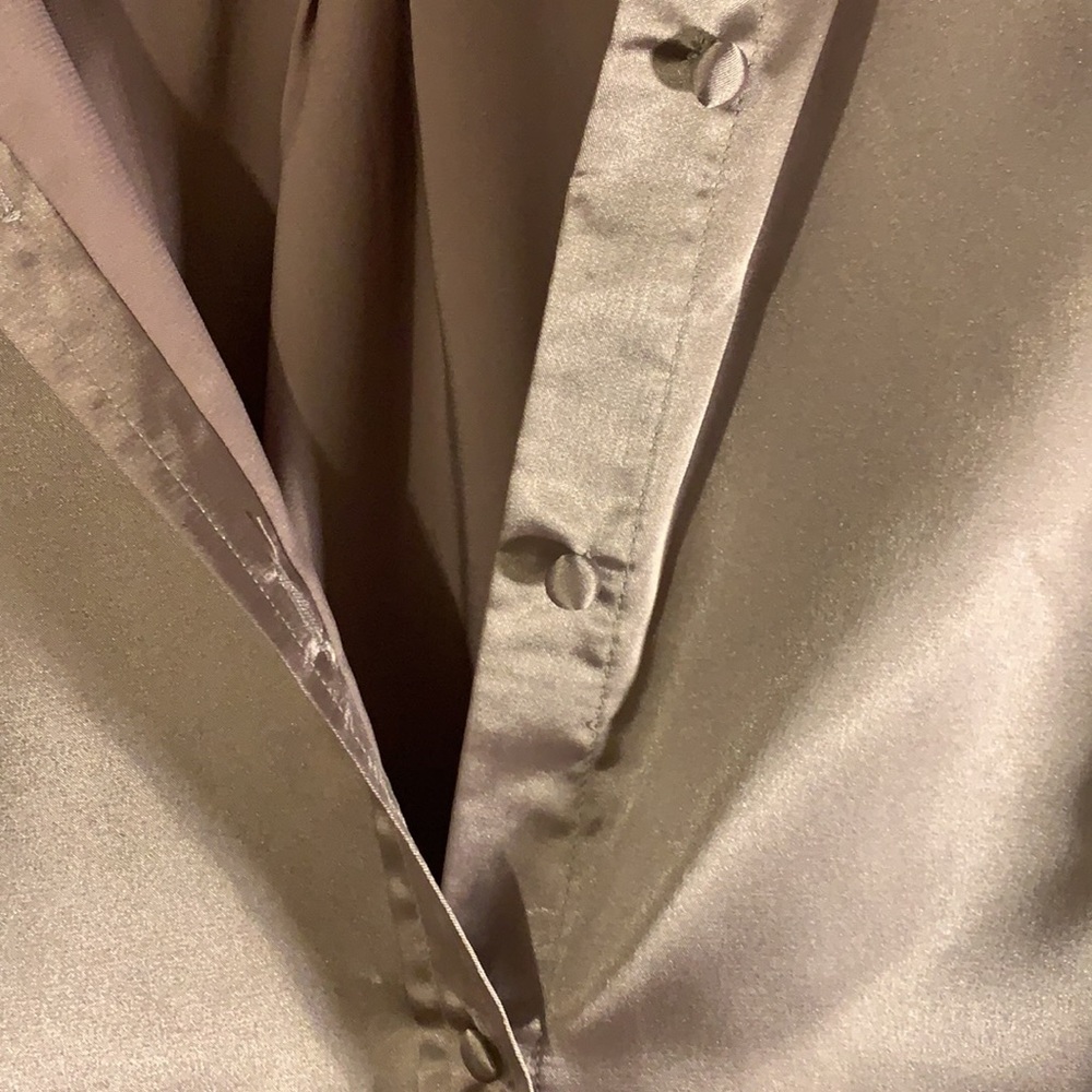 Satin button down - Picture 2 of 3